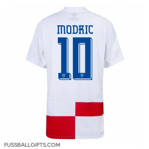 Kroatien Luka Modric #10 Fußballbekleidung Heimtrikot EM 2024 Kurzarm